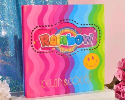 Rainbow Multi palette with 2 lipsticks
